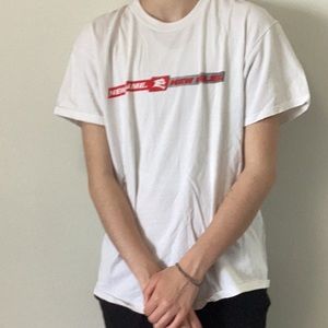 Gildan, large, white, diablo gear.